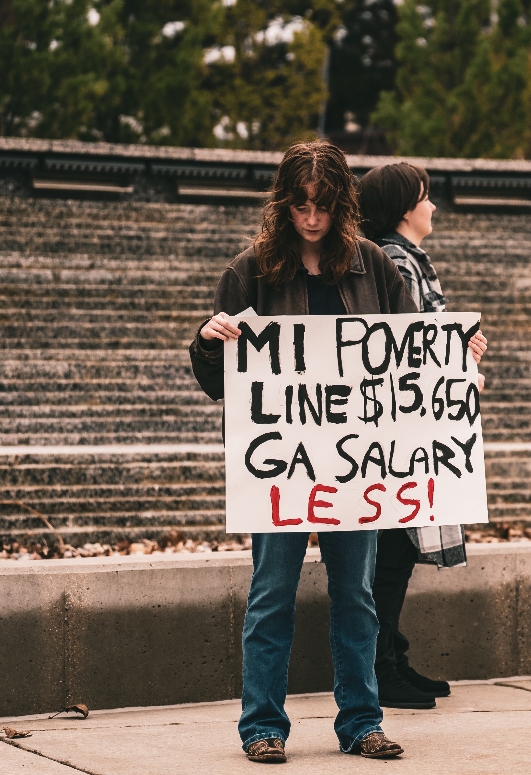TAU Rally Sign, Photo Credit: Brandon Goldner 