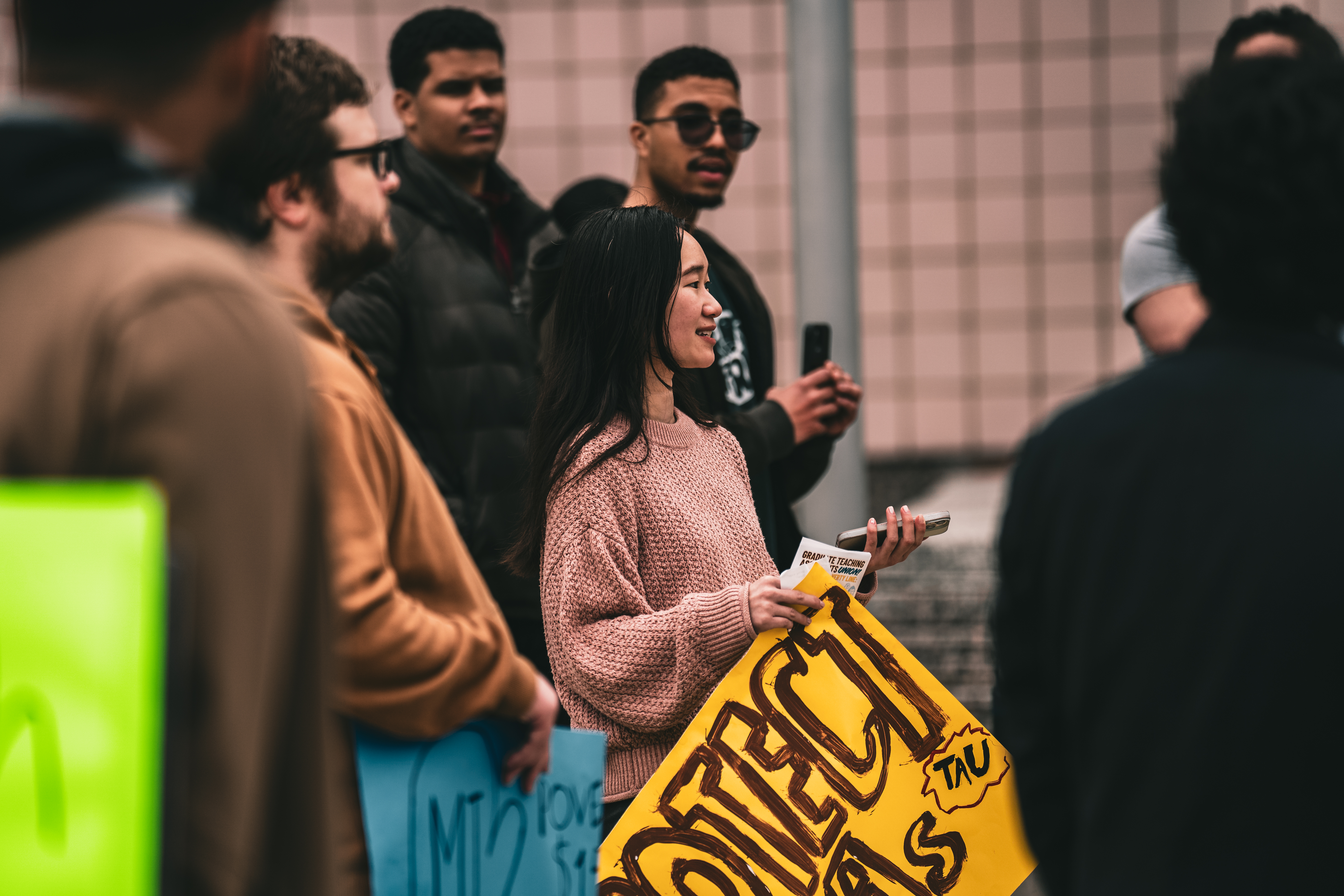 Members at rally, Photo Credit:  Brandon Goldner 