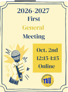 Flyer for First General Meeting